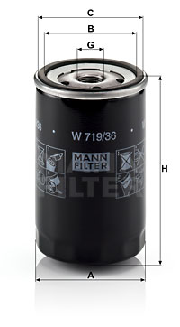 Oil Filter W 719/36