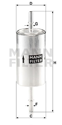 Fuel Filter WK 614/46