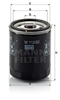 Oil Filter W 712/82