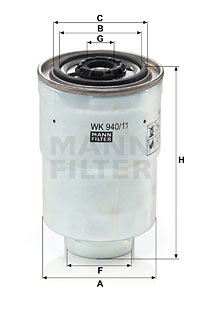 Fuel Filter WK 940/11 x
