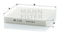 Cabin Air Filter CU 2345